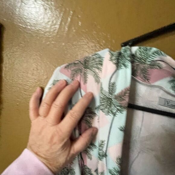 JV Joan Vass size L palm print robe. - Picture 3 of 7